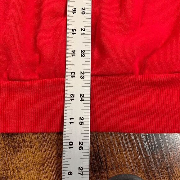 VINTAGE Hanes Pannill‎ Crewneck Blank Sweatshirt Mens XL Red Made In USA - Picture 3 of 4